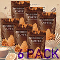 Mushroom Coffee with 10 Adaptogenic Mushrooms & MCT Oil – USA Grown Instant Coffee, Lion's Mane, Turkey Tail, Shiitake, 6.35 oz, Available in 1, 3 & 6 Packs