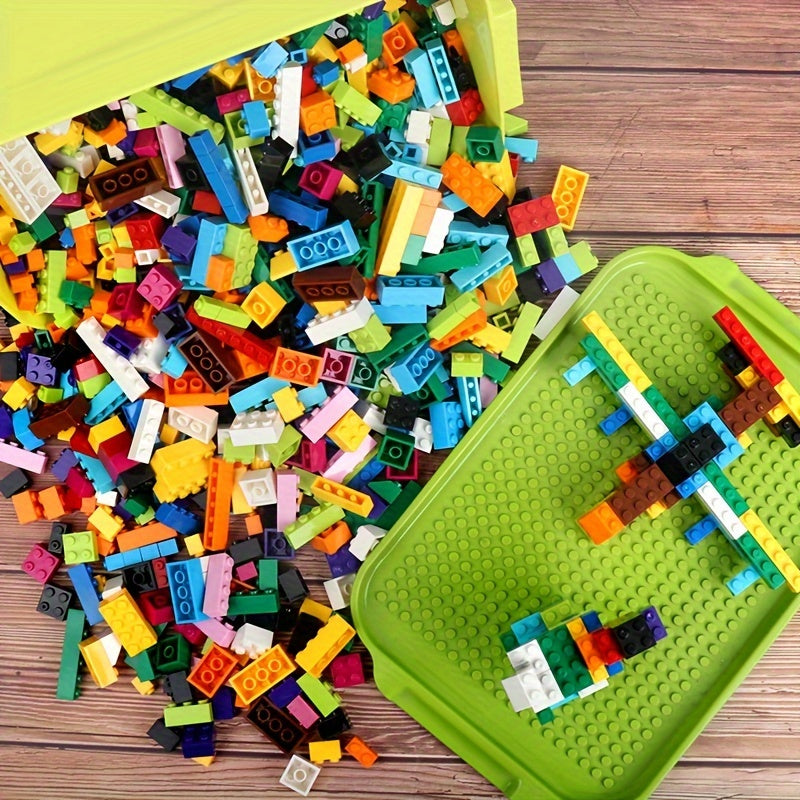 500 Piece Kids Building Blocks Educational Toy Set, DIY Small Particle Interlocking Blocks, Spark Creativity and Imagination, Gift for Boys & Girls, Kindergarten Ages 3+