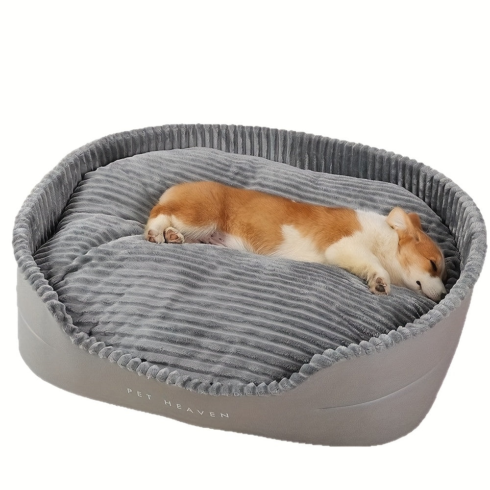 Large Dog Bed Thickened Washable - Bite-Resistant Machine-Washable Pet Bed for Large Dogs, All-Season Universal Design, Available in Sizes M to XXL, Durable Orthopedic Dog Mat