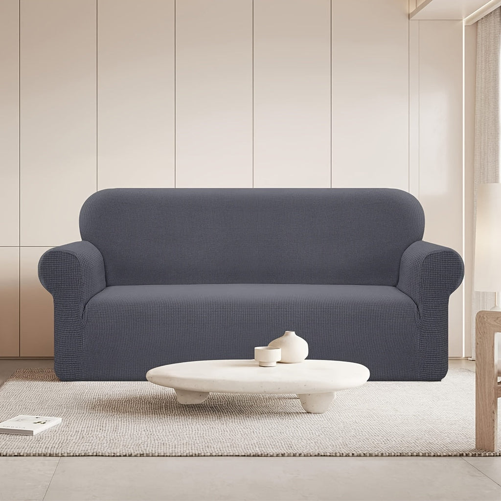 Thickened Jacquard Sofa Cover - Full Coverage Elastic Sofa Protector - Anti-Scratch & Pet-Friendly - Armchair, Loveseat, 3-Seater & 4-Seater - 13 Colors