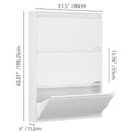 Wall Mounted Shoe Rack 3-Tier or 4-Tier – Heavy-Duty Alloy Steel Shoe Organizer for Entryway, Bedroom & Closet, Space-Saving Ventilated Design for Sneakers & Boots, Cream White Black Blue – Nova Mart