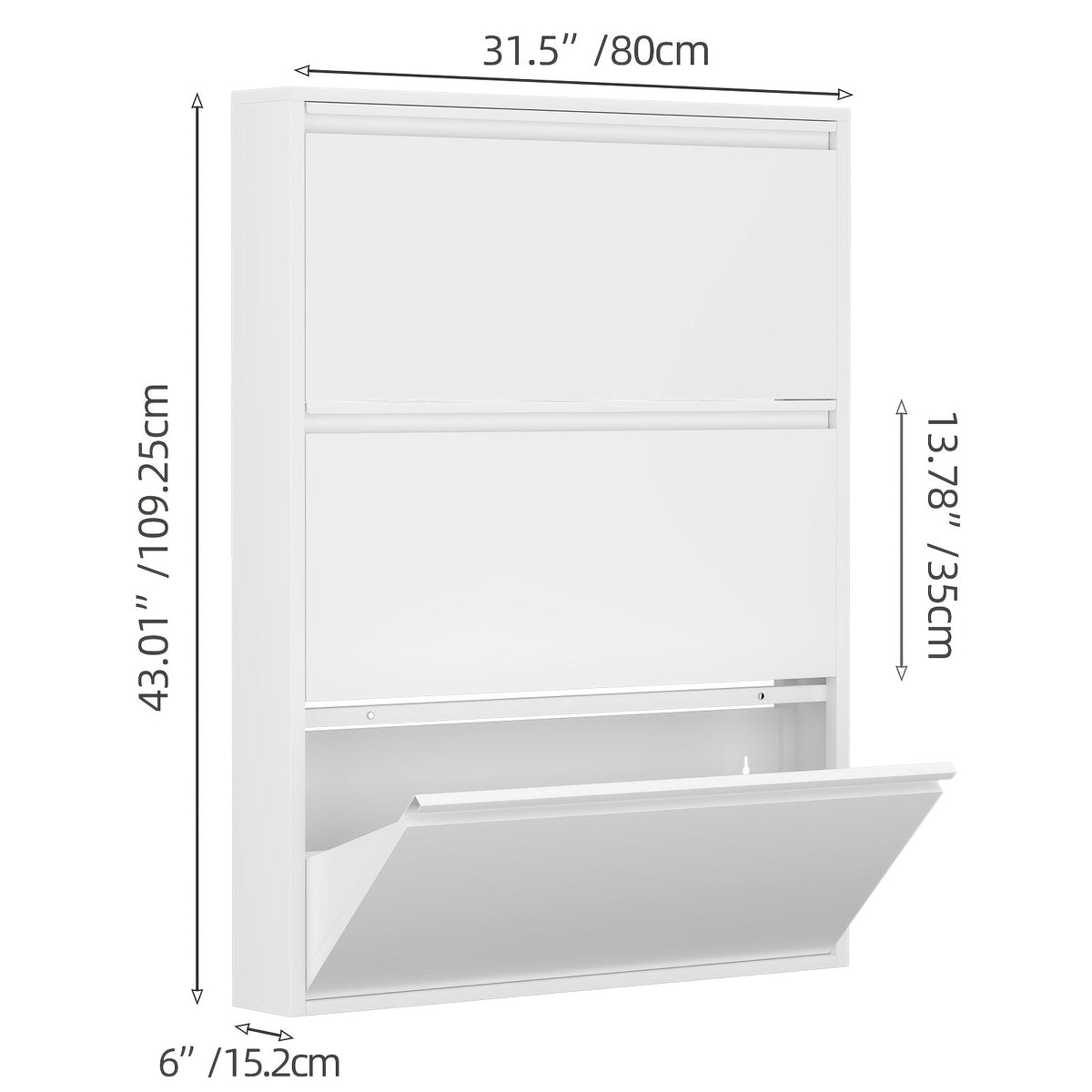 Wall Mounted Shoe Rack 3-Tier or 4-Tier – Heavy-Duty Alloy Steel Shoe Organizer for Entryway, Bedroom & Closet, Space-Saving Ventilated Design for Sneakers & Boots, Cream White Black Blue – Nova Mart