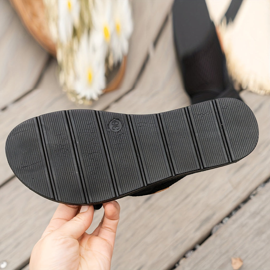 Women's Sport-Style Sandals - Breathable Mesh Fabric, Flat Sole - Indoor & Outdoor Wear - US 5.5–11.5 - Coffee, Burgundy, Black, Bright Red & Nude Pink