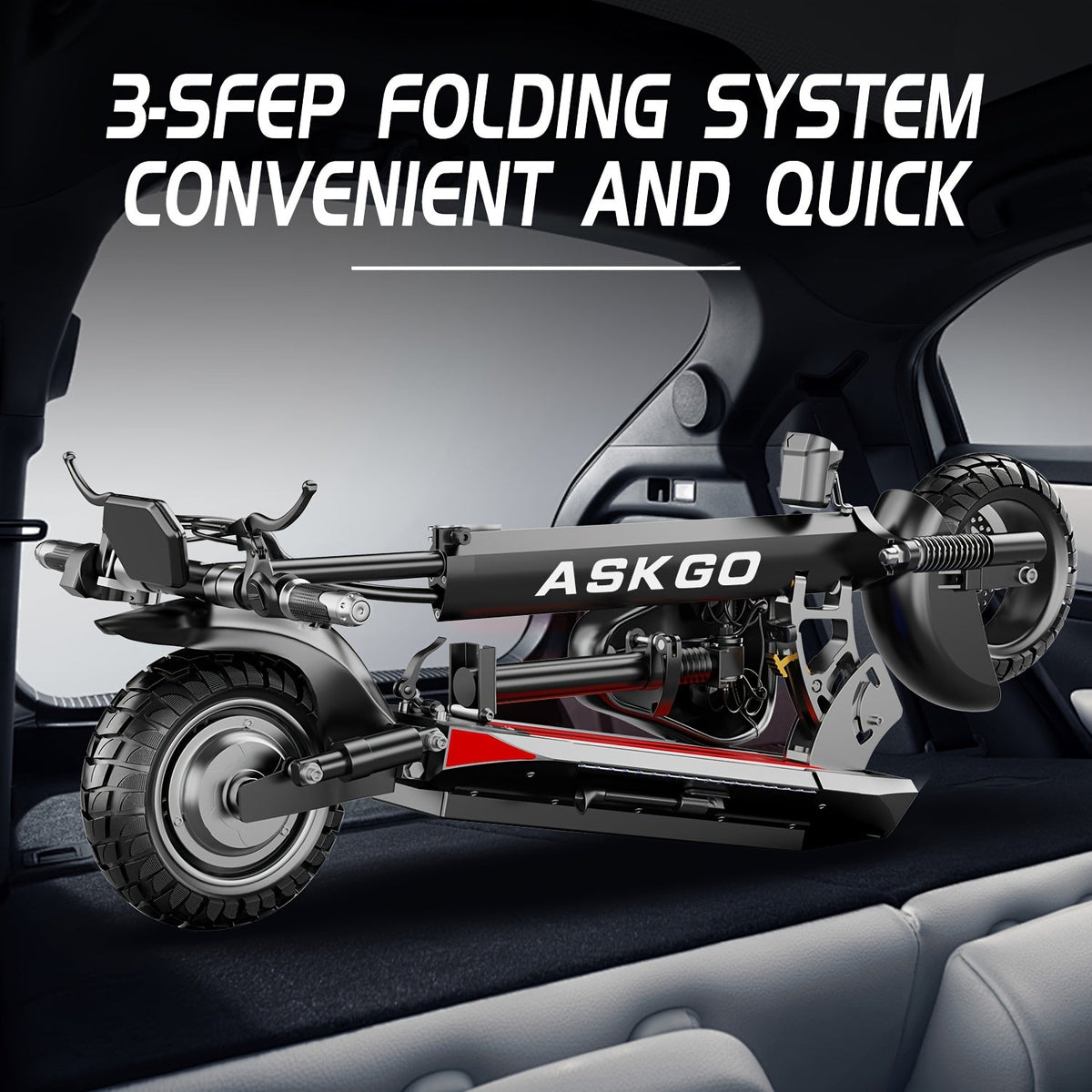 Adult Electric Scooter with Seat, 749W, Off-Road, 35 Miles Range – 48V 16.5Ah Battery, Removable Seat, 3-Speed Modes, Dual Disc Brakes, Multiple Shock Absorbers, Wide Deck Commuter E-Scooter Q5