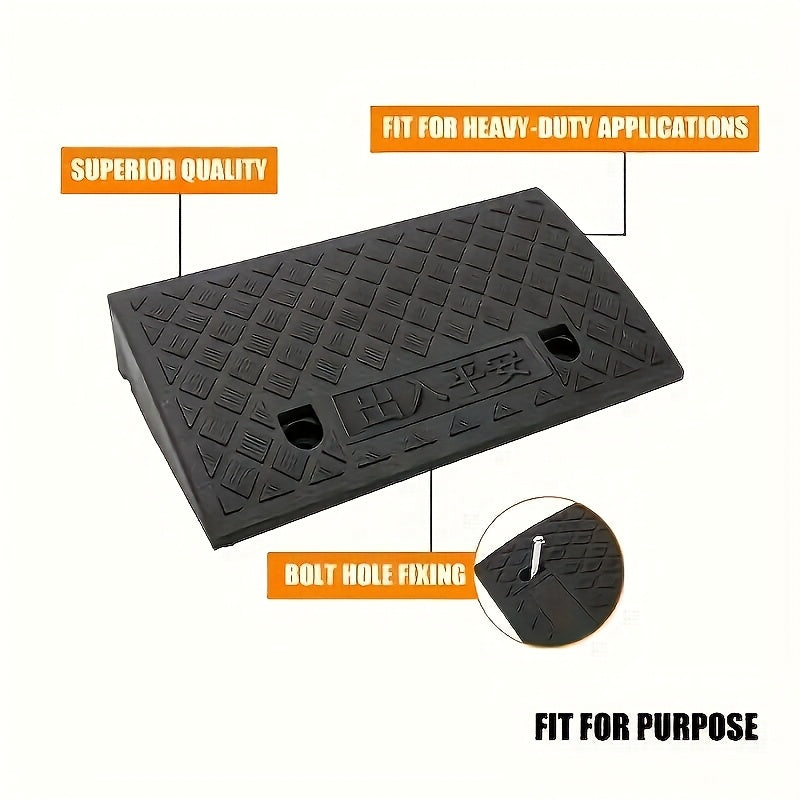 Portable Loading Ramps 2-Pack - 39.37" Wide Heavy Duty Ramps for Cars, Motorcycles & Pets - 3.94" Rise, Easy Setup, Space-Saving Mobility Solution