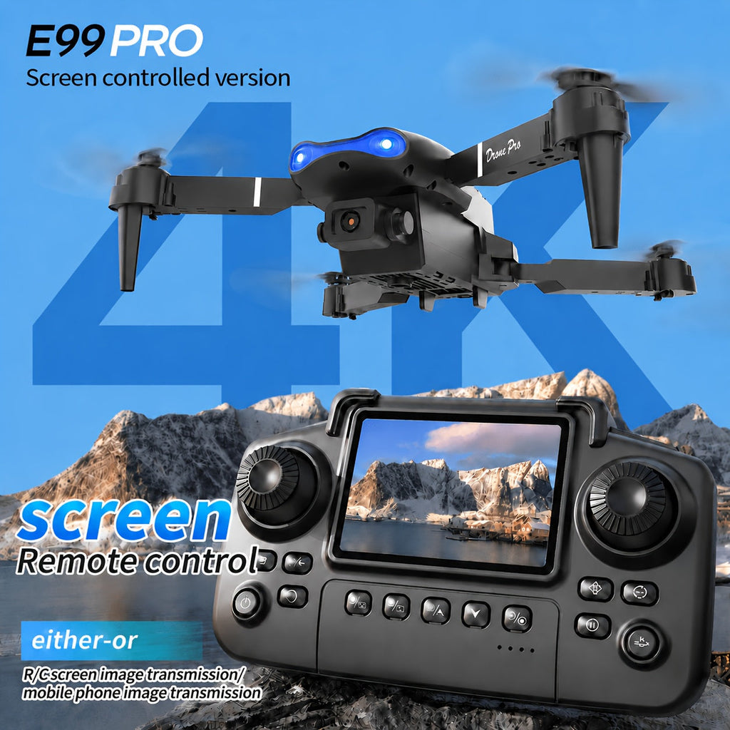 Skywing X1 4K Drone with Obstacle Avoidance, Screen Remote Control, USB Charging, Beginner-Friendly for Vlog Photography, Adults, Teens, Gift, Age 18+