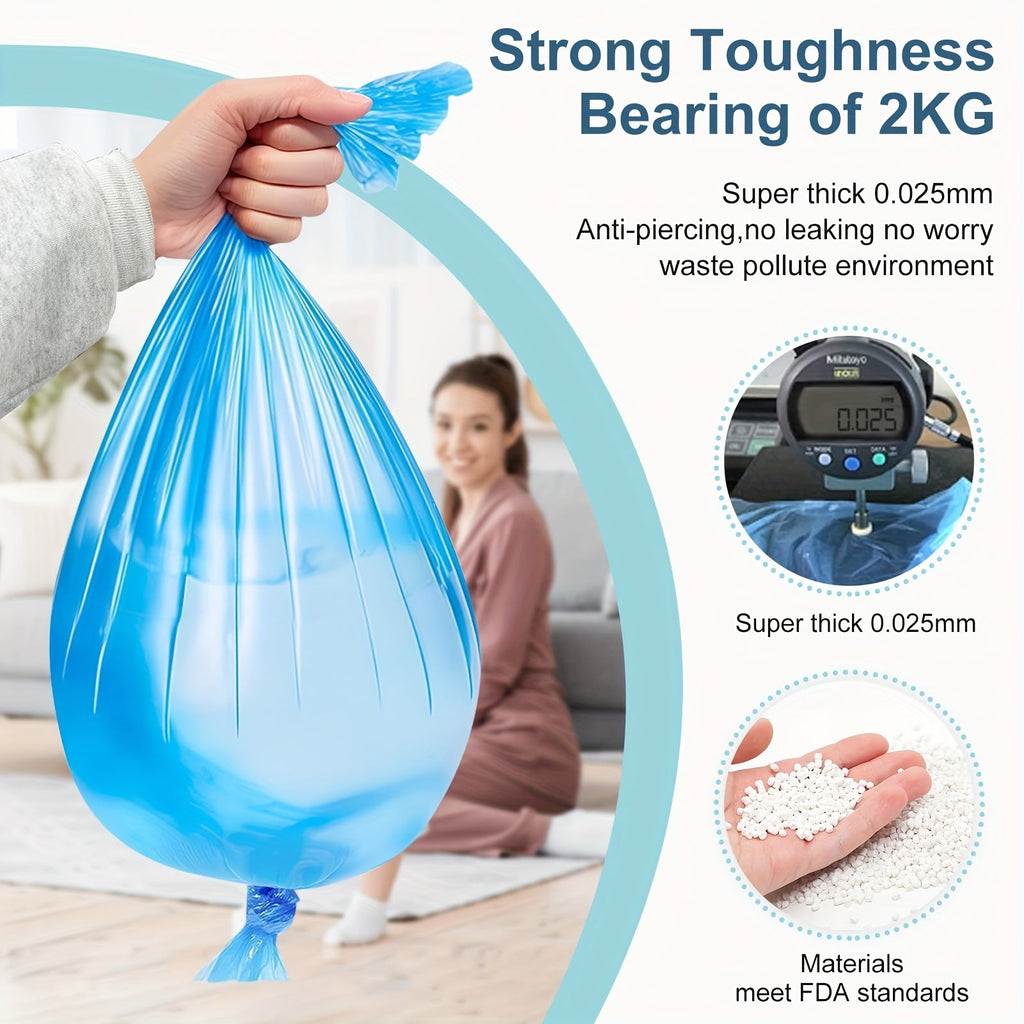Diaper Pail Refill Bags 9/12/15 Pack, 177-Inch Nappy Bin Liner Disposal Bags Compatible with Tommee Tippee, Angelcare, Diaper Genie, Litter Genie, Twist & Click Diaper Bin