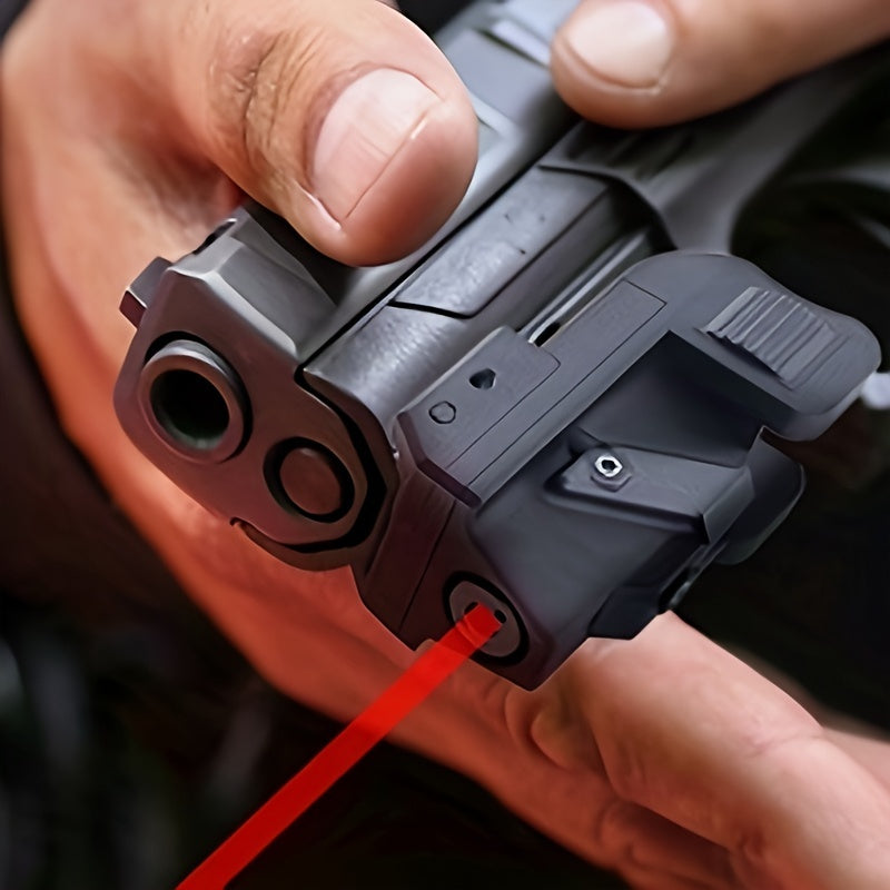 USB Rechargeable Red Dot Laser Sight for Pistols and Rifles, Picatinny Rail Mount with Strobe Mode, Compact and Lightweight Class IIIa 5mW, Adjustable Elevation and Windage, 100-300 Ft Daytime Range