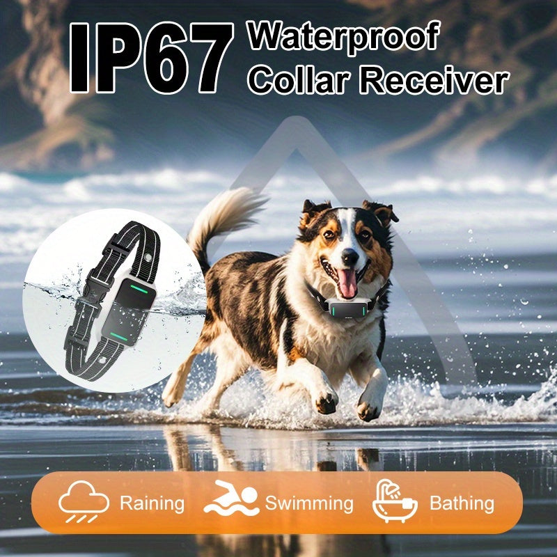 Dog Training Collar with Remote – Rechargeable E-Collar with Shock, Vibration, and Tone Modes, 2.4G Wireless Remote, USB Charging, Safe & Effective Pet Trainer for Small, Medium, and Large Dogs, 1pc & 2pc