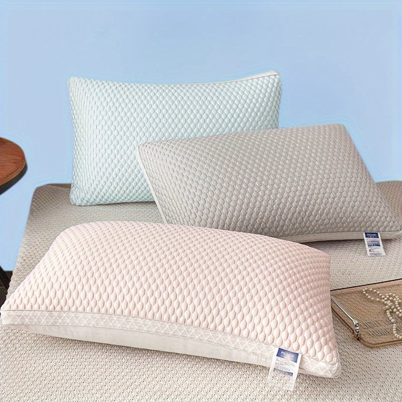 Cooling Bed Pillows Set of 2 | Soft Hotel-Grade Sleep Pillow | Neck Support for Side, Back, and Stomach Sleepers | Cozy Breathable Pillow for Home, Bedroom, and Dorm | Blue, Pink, Gray, Indigo