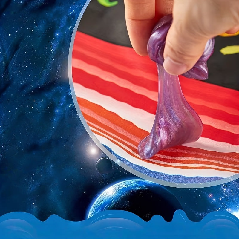 Galaxy Slime Balls 36-Pack Party Favors for Kids, Bendable, Flexible, Non-Sticky, Mess-Free Slime Spheres, 3 Galaxy Color Combos, Classroom Rewards, Birthday, Easter, Halloween, Christmas Gifts