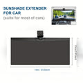 Car Sun Visor Extender, UV400 Polarized Anti-Glare Shield, Adjustable Clip-On Sun Blocker, Universal Fit for Safe and Comfortable Day and Night Driving