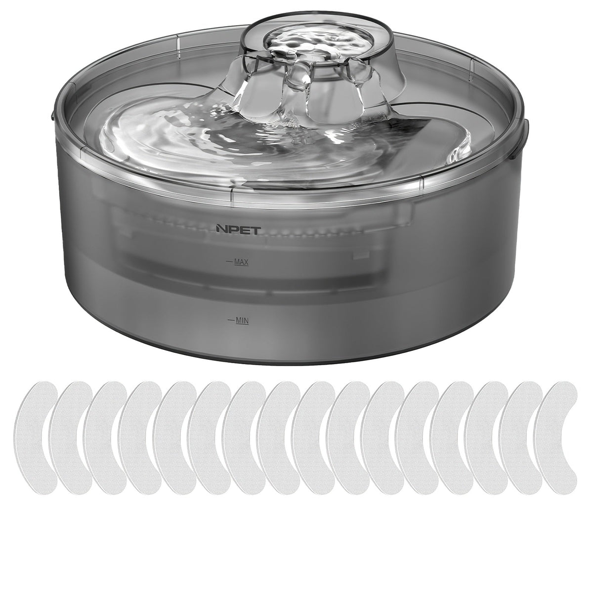 Automatic Dog Water Fountain 1.3 Gallon Large Capacity Pet Water Dispenser with Splatter Guard, Cleaning Kit, and Low Voltage USB for Dogs, Cats, and Multiple Pets