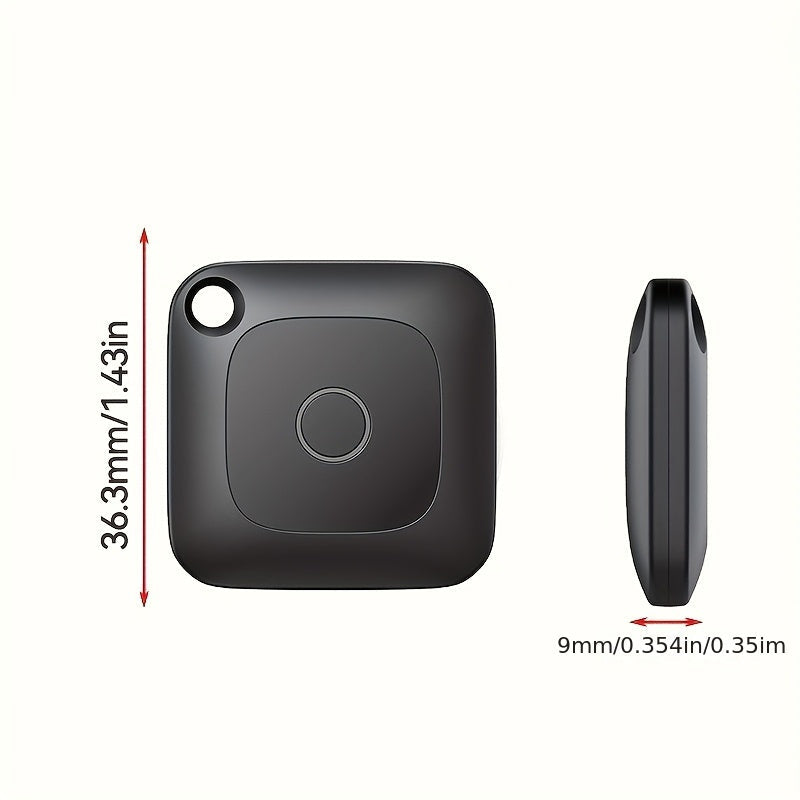 WeTag Smart Bluetooth Item Tracker 1.43" Mini GPS Finder for Keys, Wallets, Luggage, Cars, and Bags – High Decibel Alarm, App Control – 1/2/4/8 Pack – Gift for Travelers