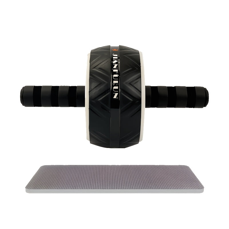 Ab Wheel Roller with Knee Pad – Core Strength Training, Balance & Ab Workout Roller for Home Gym, Muscle Toning for Arms & Abs, Stainless Steel & PP Options, Great Fitness Gift