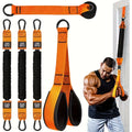 5-Piece Heavy-Duty Resistance Bands Set Up to 225lbs – Includes 3 Resistance Bands, Handles & Door Anchor for Home Gym Deltoid Press, Face Pull, Bicep Curl Workout, Great Fitness Gift