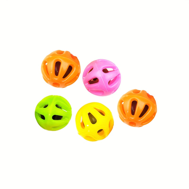 Bird Play Toys Set 5-Pack - Colorful Parrot Cage Toys for Chewing, Foraging & Enrichment - Bird Toys for Parrots, Canaries, Lovebirds, Cockatiels, Budgies, and Parakeets - Bird Cage Accessories