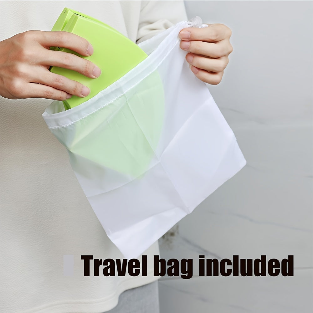 Folding Travel Potty Seat for Toddlers Boys & Girls, Portable Foldable Toilet Training Seat with Non-Slip Suction Cups, Lightweight Compact Potty Cover for Home & Travel