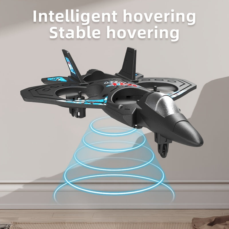Rechargeable RC Drone for Beginners with Altitude Hold & Remote Control – Mini Quadcopter for Kids & Adults, Indoor/Outdoor Flying Toy Gift, Black Blue Red