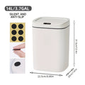 Smart Motion Sensor Trash Can - Hands-Free Touchless Lid, Odor-Sealing, Compact & Easy to Clean - 12L, 16L & 3.7 Gal - For Office, Bathroom & Small Spaces
