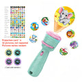 Kids Projection Toy with 4 Cards & 24 Patterns, Vegetables, Numbers, Animals – Educational STEM Learning Toy for Toddlers, Birthday Gift, Family Game Night – Random Color