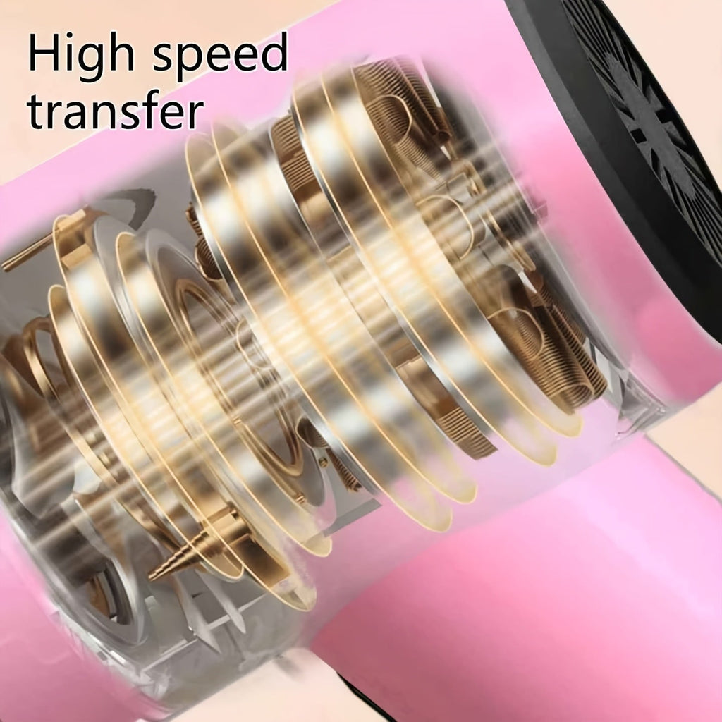 Pink Mini Handheld Car Vacuum Cleaner, Strong Suction, Dry & Wet Cleaning for Pet Hair and Cat Hair, Multifunctional Portable Cordless, Cute Design for Women and Girls