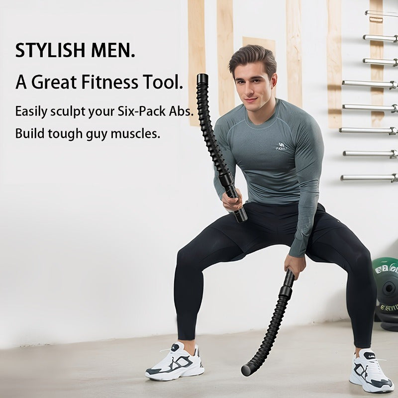 Cordless No-Rope Jump Rope Set (2 pcs) – Weighted Resistance Training Ropes for Home Gym Fitness, Adjustable Intensity, Portable Exercise Equipment for Men and Women