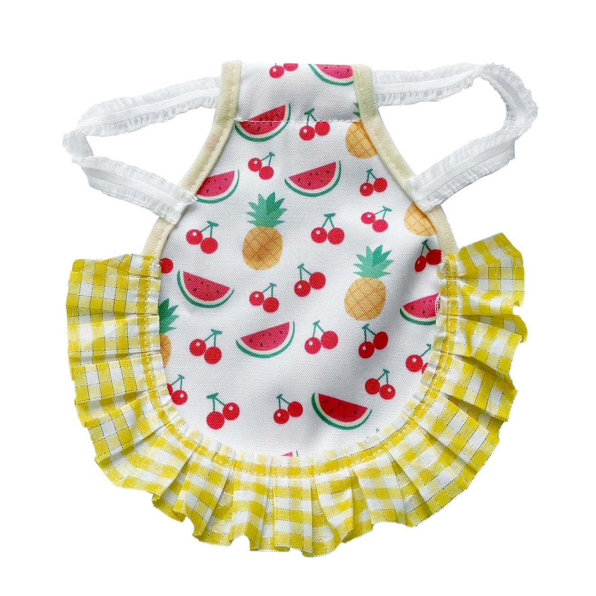 Pet Chicken Clothes Ruffled Vest Costume for Chickens, Ducks, and Geese - Elastic Chest Harness Vest Outfit for Backyard Poultry - Funny Chicken Costume Gift for Chicken Lovers, Assorted Styles
