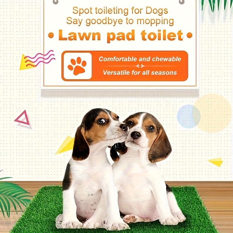 Washable and Reusable Artificial Grass Pee Pad for Dogs, Odor Control Indoor Puppy Potty Training Mat, 18.11" x 27.56" – Dog Urine Grass Pad