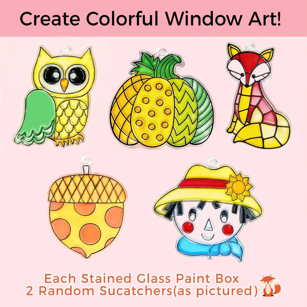 Glass Paint Set 12 Colors Non-Toxic Acrylic Stained Glass Painting Kit for Wine Glasses, Windows, Ceramic Mugs, ASTM Certified, Odorless, with 3 Brushes for Adults, Artists, and Beginners