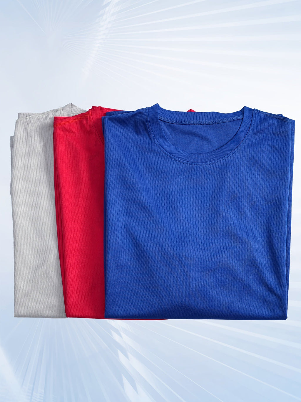 Men's Quick-Dry Long Sleeve Shirts 5-Pack, Moisture-Wicking Breathable Athletic Workout Tops - Anti-Odor Stretchy Running Gym Training Shirts, S-XXL