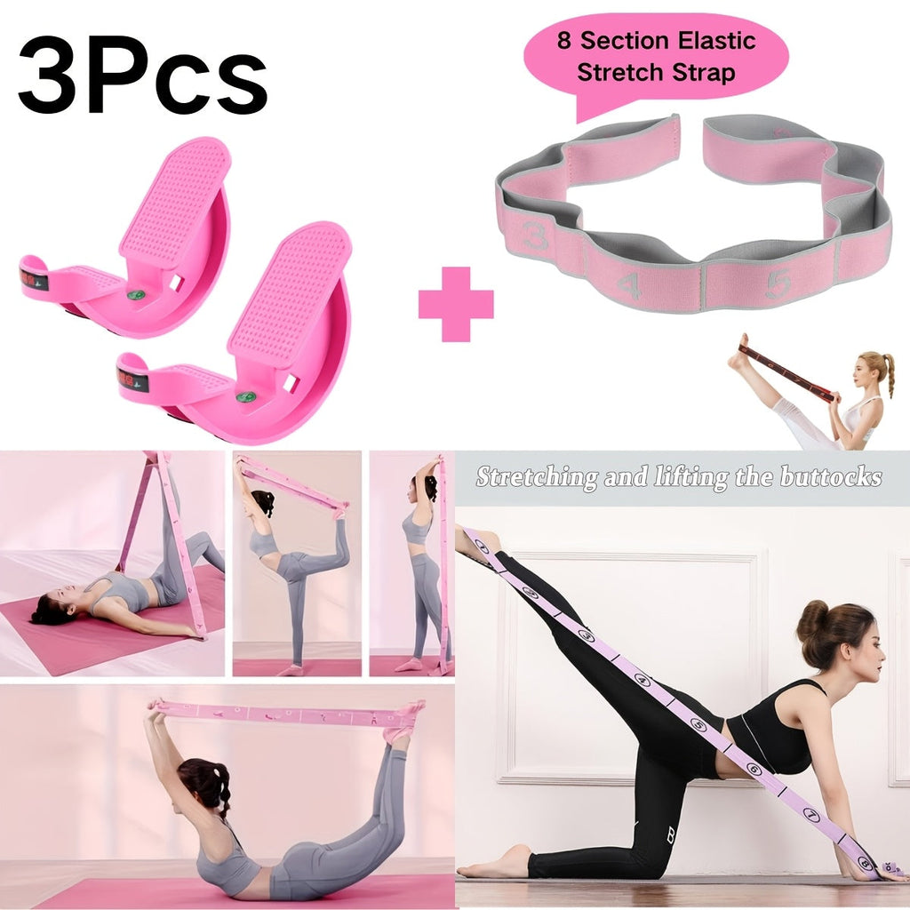 Calf Stretcher Foot Pedal for Balance Flexibility Training, Muscle Massage & Yoga – Durable ABS Non-Slip Foot Rocker for Plantar Fasciitis & Achilles Tendon Relief – Blue, Black, Pink, Yellow, 1/2/3pcs
