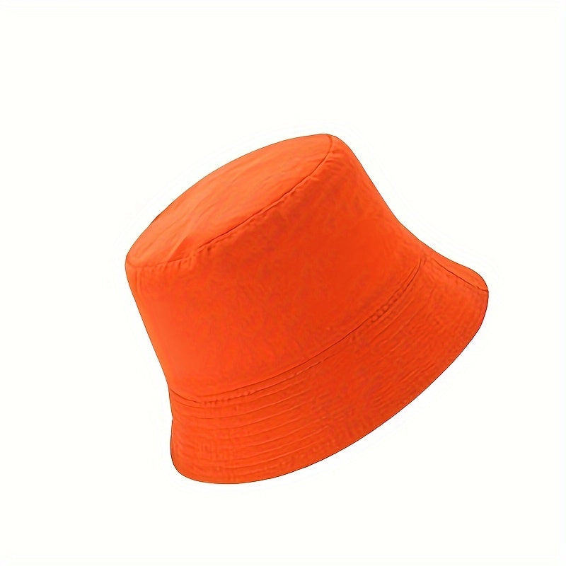4-Pack Foldable Bucket Hats for Men and Women - Soft Solid Color Packable UPF Sun Protection Hats for Outdoor Beach, Hiking, Fishing, Camping, and Travel, Unisex Summer Hat (Random Colors)