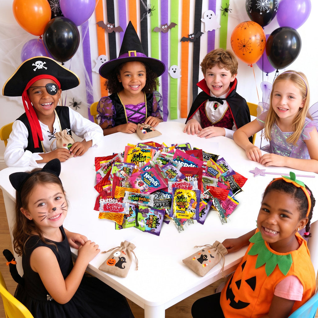Halloween Candy Bulk Mix - 5 lb Individually Wrapped Assorted Sour, Gummy & Hard Candy for Trick-or-Treating, Goodie Bags, Trunk or Treat & Classroom Parties
