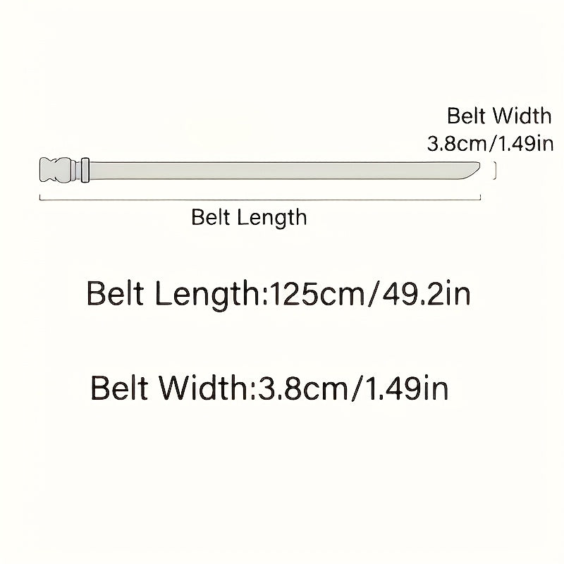 Men's Nylon Belt Set 3-Pack, Quick-Release Buckle, 4 Colors, 49.2 Inch, Durable Sports Casual Belt for Men - Everyday Outdoor Hiking Work Tactical Belt Gift for Him