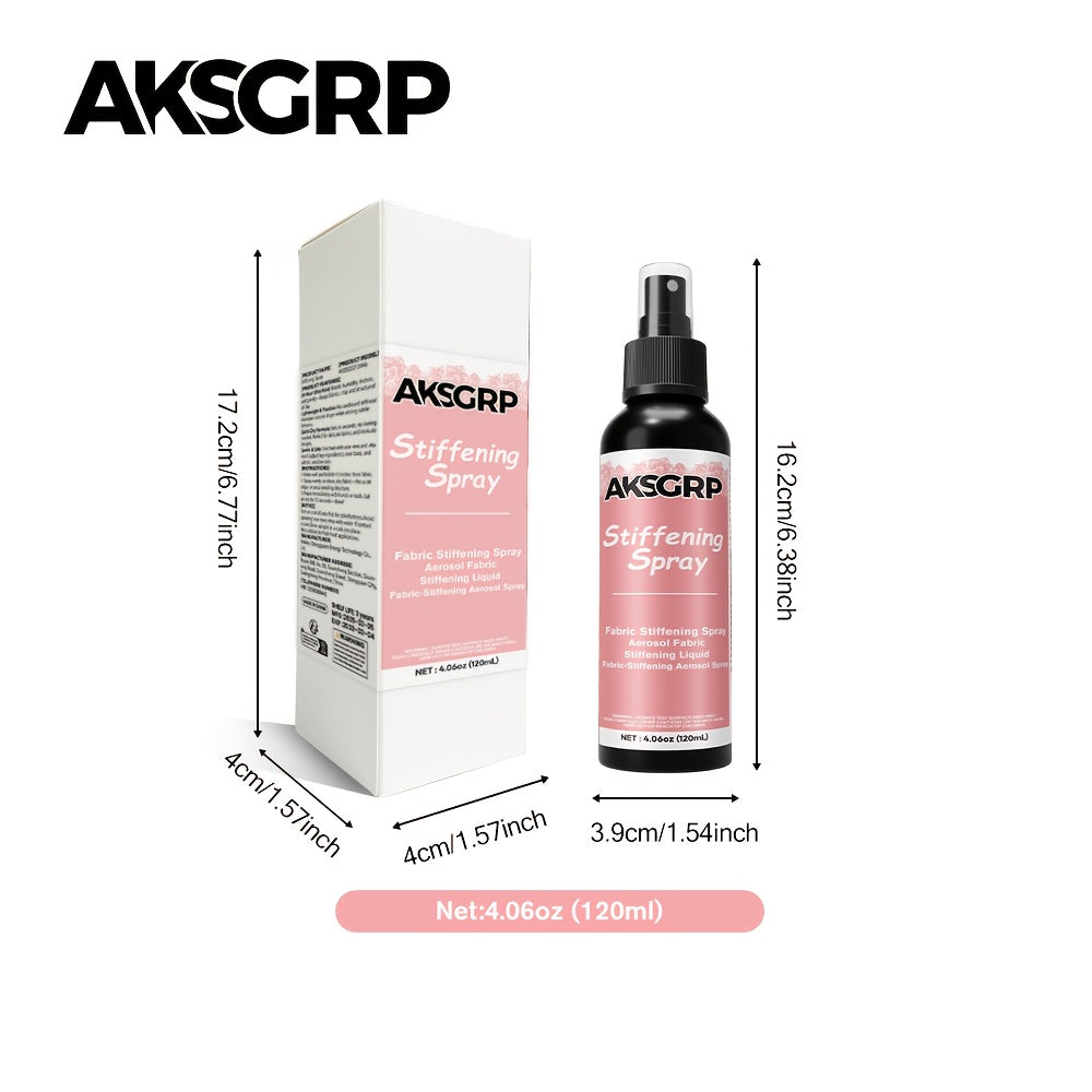 Fabric Stiffener Spray for Hats, Bags, and DIY Crafts – Water-Based, Non-Toxic, Washfast Hat Stiffener and Ironing Starch – Temporary Hold for Straw Hats, Fabrics, and Craft Projects – 30ml, 50ml, 120ml
