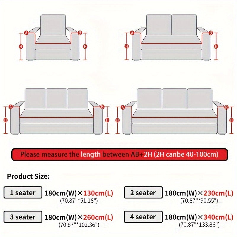 Bohemian Sofa Cover & Blanket - Pet Scratch-Proof, Non-Slip Four-Season Furniture Protection - 1, 2, 3 & 4-Seater - Dark Coffee, Gray, Black & More
