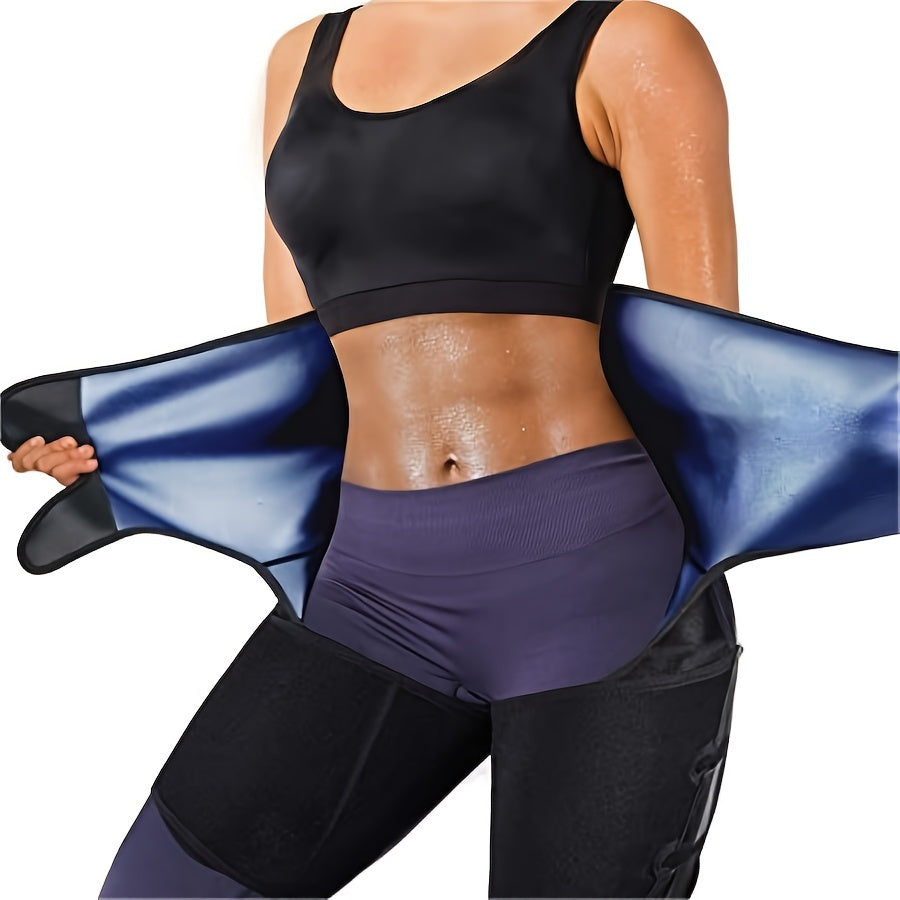Women's High Waist 3-in-1 Shapewear Shorts: Tummy Control, Butt Lifter, Thigh Slimmer, Body Shaper, Push-Up Slimming Underwear, S/M L/XL 2XL/3XL, Blue Silver