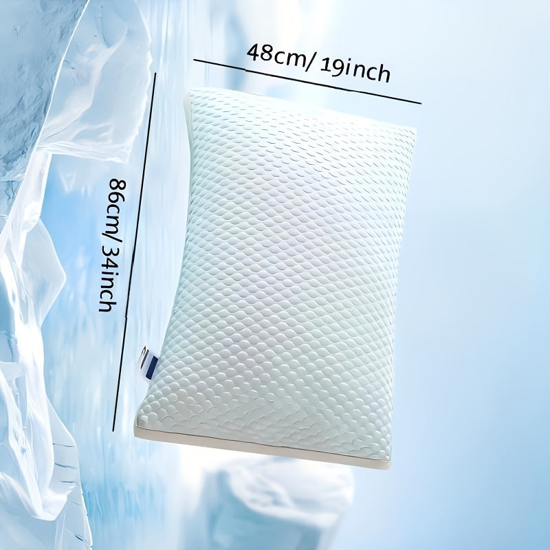2-Pack Cooling King Size Pillows – Hotel Quality Non-Collapsing Down Alternative with Memory Foam Filling, Polyester & Viscose Cover, Machine Washable, for Side, Back, and Stomach Sleepers