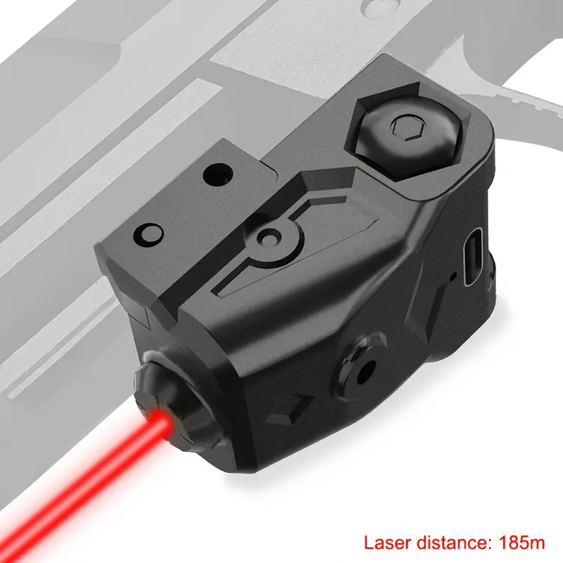 USB-C Rechargeable Laser Sight for Picatinny Rail – Green & Red Laser Dot Sight with Tactical Flashlight Combo, Vibration-Resistant, Quick Adjust, for Handguns, Rifles, Hunting, and Competition
