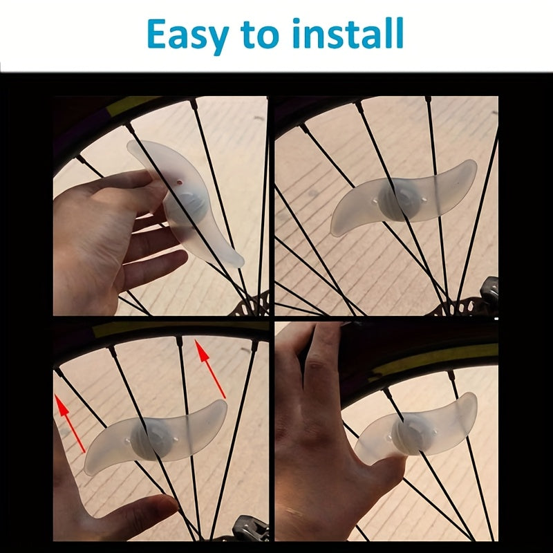 LED Bike Spoke Lights 8-Pack Bicycle Wheel Tire Lights Waterproof Safety Night Riding Lights 360° Visibility for Road and Mountain Bikes, Cycling Accessories Gift for Adults, Kids, Men, and Women