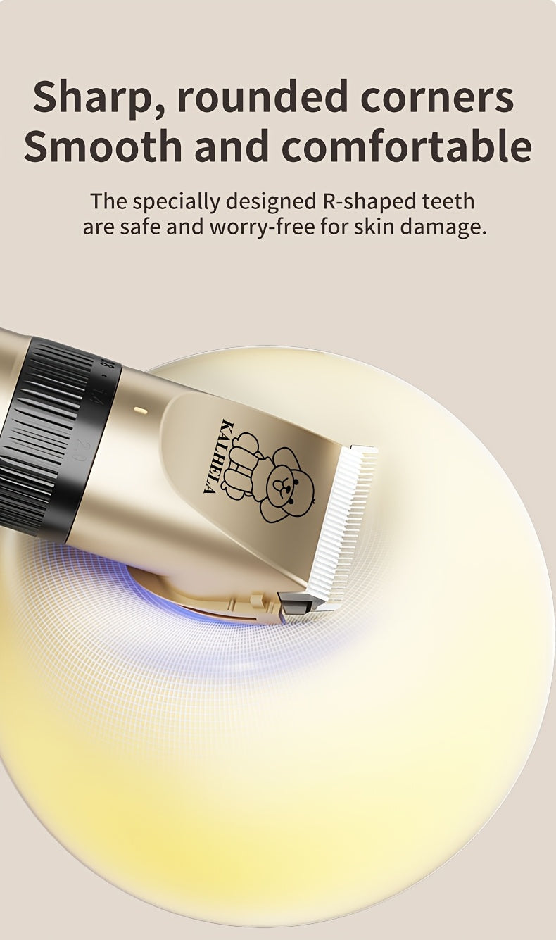 USB Rechargeable Wireless Pet Hair Trimmer for Dogs and Cats - Cordless Grooming Scissors with 3.6V Low Voltage Safe Lithium Battery, Professional Pet Clipper for Home and Salon Use