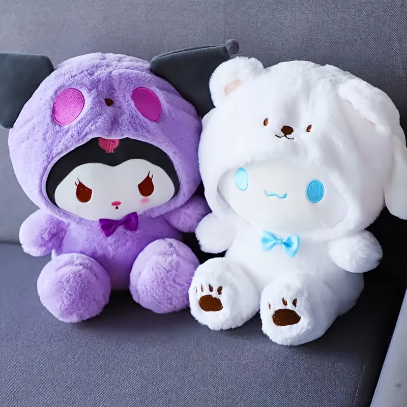 Sanrio Licensed Kuromi Plush Toy – Kawaii Stuffed Animal for Kids & Adults, Soft Cinnamoroll Plushie, No Battery Required, Perfect Birthday & Holiday Gift, Universal Cute Plush Doll