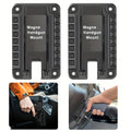 2-Pack Magnetic Gun Mount Concealed Pistol Holder – Strong Quick-Draw Magnetic Gun Holster for Car, Truck, SUV, Desk, Bedside, Wall & Under-Counter, Universal Handgun Magnetic Mount