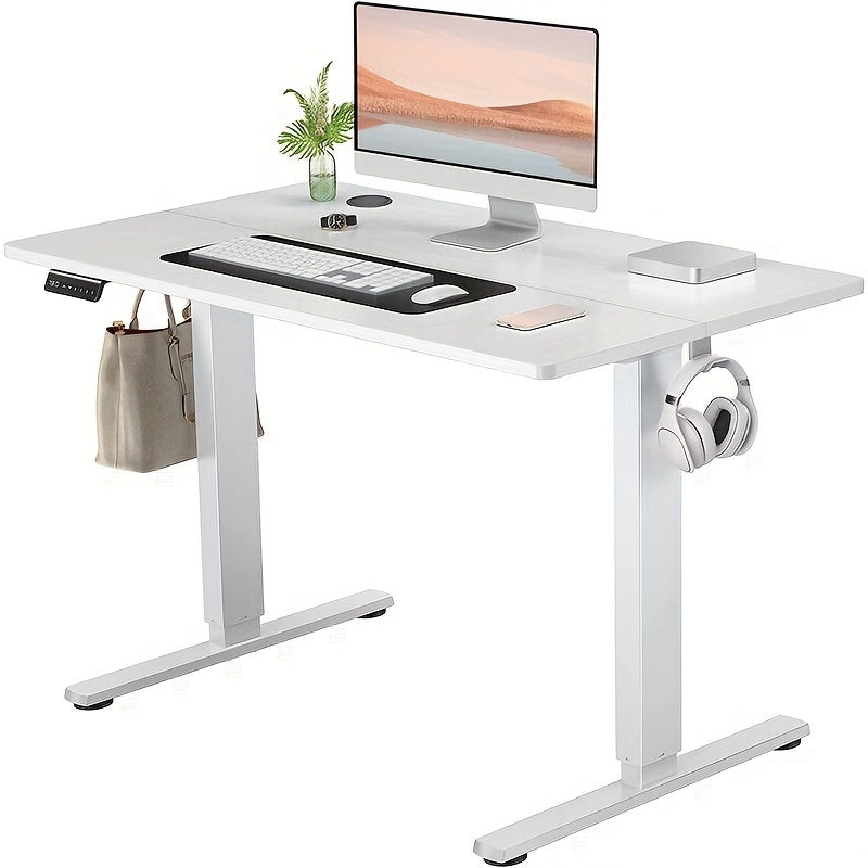 Electric Standing Desk, Height Adjustable 40 48 55 63 Inch – Sit-Stand Desk with Memory Controller & Anti-Collision, Ergonomic Home Office Gaming Workstation, Multiple Colors & Sizes