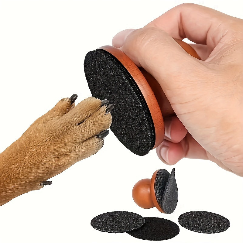 Dog Nail File Scratch Board for Small Animals - Stress-Free Pet Nail Grinder Scratchpad, No Battery Needed, Safe and Gentle Paw Care Tool for Dogs, Cats, and Rabbits, Anxiety-Free Grooming