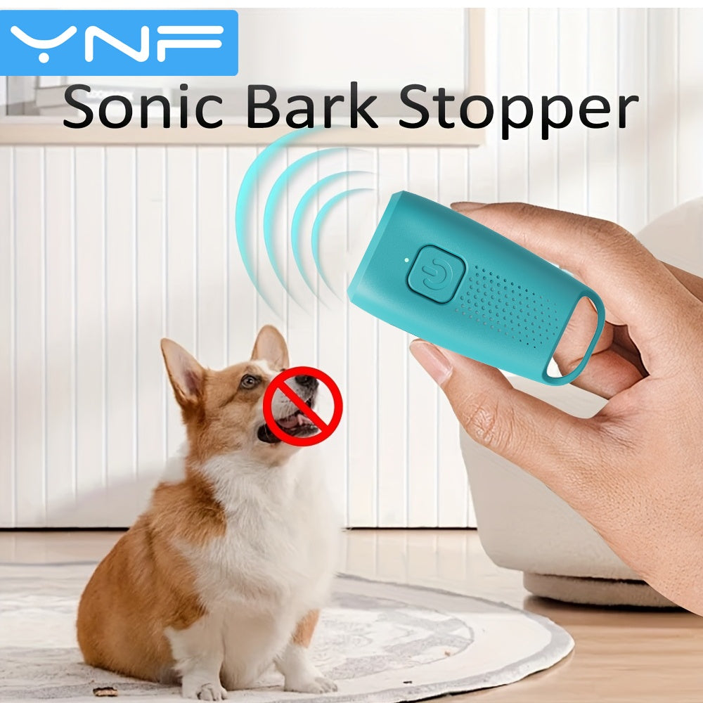 Battery-Powered Automatic Dog Bark Control Device - Ultrasonic Anti-Barking Deterrent, Humane No-Shock Bark Stopper for Indoor and Outdoor Use, Effective for Small to Large Dogs