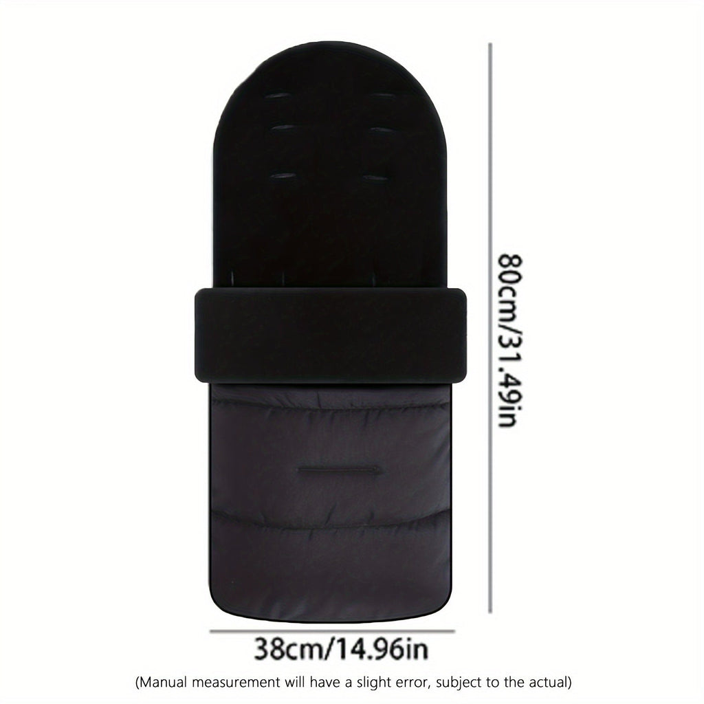 Baby Stroller Footmuff Windproof Warm Solid Color for Fall Winter – Universal Stroller Sleeping Bag for Infants Toddlers Red White Grey Blue