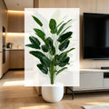 Extra-Large 55.11" Artificial Banana Tree - Thick-Rooted Faux Tropical Plant with Ground Stake, Reusable Indoor Decor for Living Room, Office, Bathroom & Shelf - Wedding, Christmas & Halloween Decor