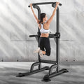 Adjustable Power Tower Dip Station Pull Up Bar for Home Gym, 10 Height Levels 65-82.7 Inches, 330LBS Capacity, 6 Exercise Positions, Full Body Strength Training, Black/Red/Yellow/Blue/Pink/Orange